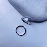 انگشتر نقره زنانه کد 398