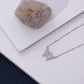 گردنبند پروانه نقره زنانه کد 506