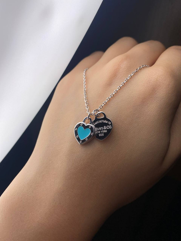 گردنبند اورجینال تیفانی مدل قلب