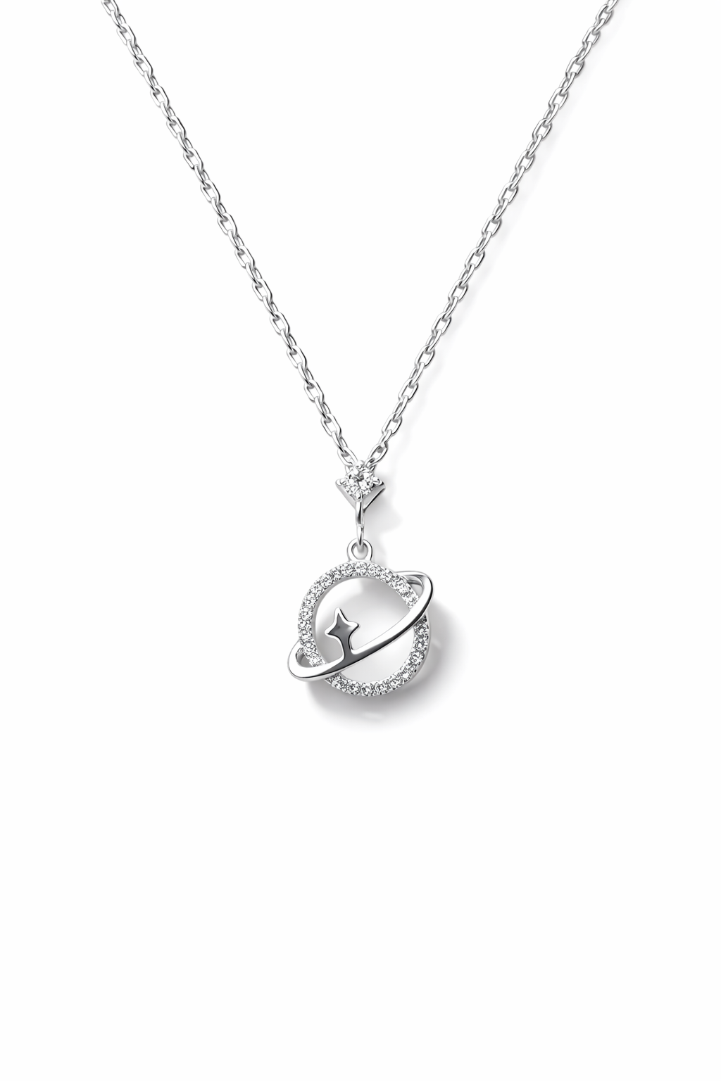 گردنبند مینیمال ماه و ستاره کد ۱۲۸۸