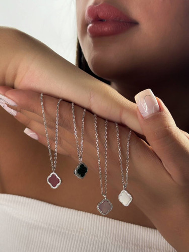 گردنبند ونکلیف زنانه نقره